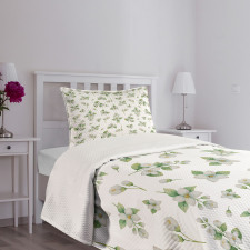 Watercolor Sprouts Bedspread Set