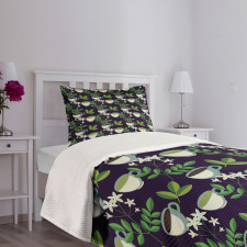 Healthy Organic Tea Bedspread Set