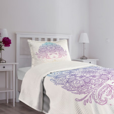 Tribal Boho Diva Floral Bedspread Set