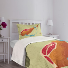 Dry-Cured Spanish Ham Bedspread Set