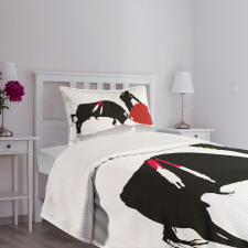 Bullfight Arena Matador Bedspread Set