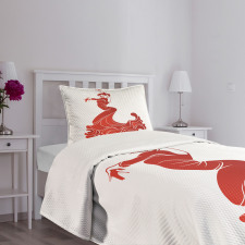 European Folklore Ethnic Bedspread Set