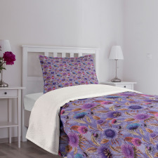 Ornamental Spring Garden Bedspread Set