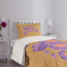 Bouquet of Fall Blossom Bedspread Set