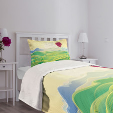 Peaceful Summer Field Bedspread Set