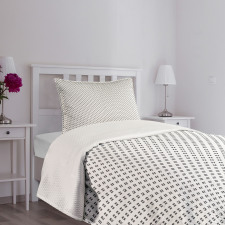 Stripes and Angled Lines Bedspread Set