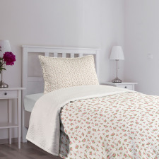 Aquarelle Blossoms Bedspread Set