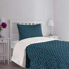 Blossoming Floral Pattern Bedspread Set