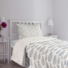 Pointillist Style Artwork Bedspread Set