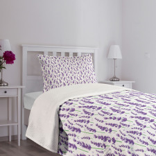 Blossoming Fresh Herbs Bedspread Set