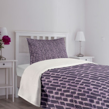 Grunge Brush Strokes Bedspread Set