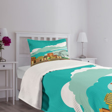 Downtown Panaroma Bedspread Set