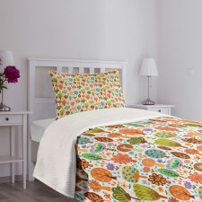 Spring Nature Habitat Bedspread Set