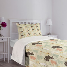 Fauna Pattern Bedspread Set