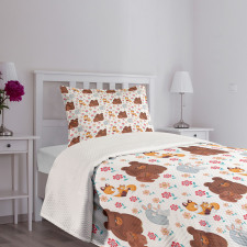 Mothers Day Baby and Mom Bedspread Set