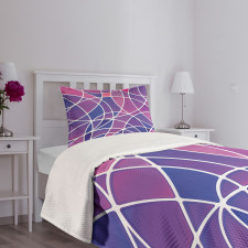 Vibrant Colors Circles Bedspread Set