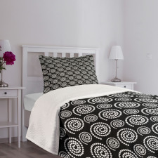 Spirals Spots Bedspread Set