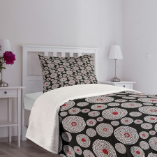 Tribal Circles Spots Bedspread Set