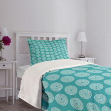 Dotted Circles Bedspread Set