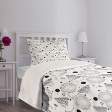 Circles Memphis Style Bedspread Set