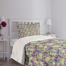 Circumvolved Shapes Bedspread Set