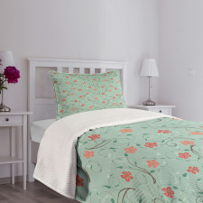 Tender Branches Curly Bedspread Set