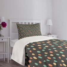 Colorful Blots Random Bedspread Set