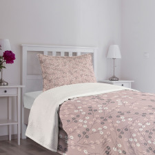 Swirling Branches Springtime Bedspread Set