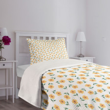 Amaryllis Daffodil Blossom Bedspread Set