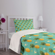 Hipster Fruits Bedspread Set