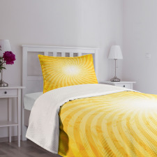 Sunburst Spiral Stripes Bedspread Set