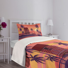 Sunset by the Road Bedspread Set