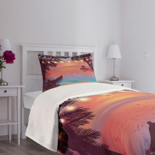 Mystic Evening Beach Bedspread Set