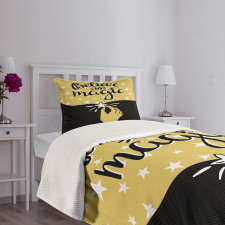 Believe in Magic Lettering Bedspread Set