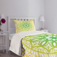 Sketch Flower Bloom Bedspread Set