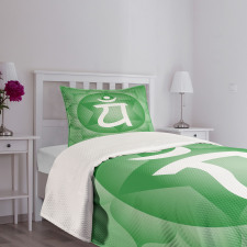 Eastern Chakra Motif Bedspread Set