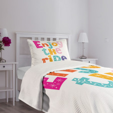 Stars and Shapes Bedspread Set