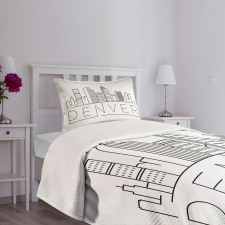 Modern Design Apartments Bedspread Set