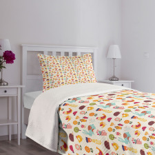 Childish Woodland Animals Bedspread Set