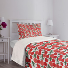 Blossoming Flowers of Spring Bedspread Set