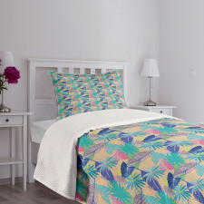 Exotic Hawaii Summer Flora Bedspread Set
