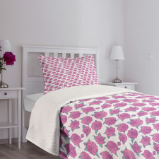 Blossoming Romantic Bouquet Bedspread Set