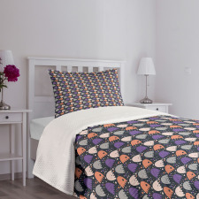 Spooky and Funny Dots Bedspread Set