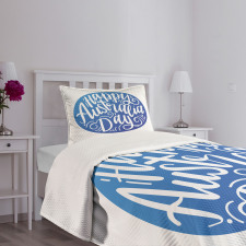 Swirls and Dots Bedspread Set