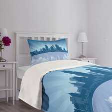 Minneapolis Silhouette Bedspread Set