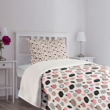 Christmas Baubles Dots Bedspread Set