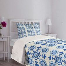 Blooming Flower Petals Bedspread Set