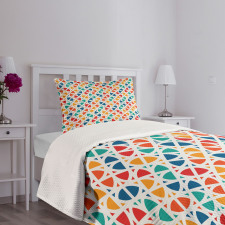 Trippy Geometric Fractal Bedspread Set