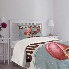 Best Choice Chocolate Retro Bedspread Set