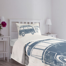 California Surfing Club Vintage Bedspread Set